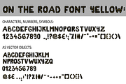 On The Road  OpenType-SVG Font, a Font by bigmomentsdesign (Thumbnail 5 of 6)