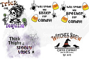 Halloween Bundle 10 HandDrawn Design, a Seasonal Illustration by Willow Paige Farms (Thumbnail 2 of 3)