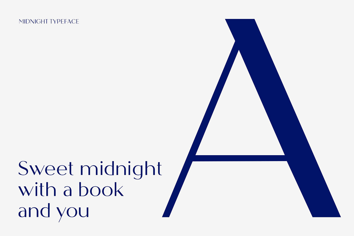 Midnight - Sans Serif Typeface, a Sans Serif Font by Dauum Works (Photo 7 of 7)