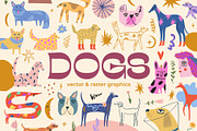 Dogs Bundle, an Animal Illustration by Annie Konst (Thumbnail 1 of 23)