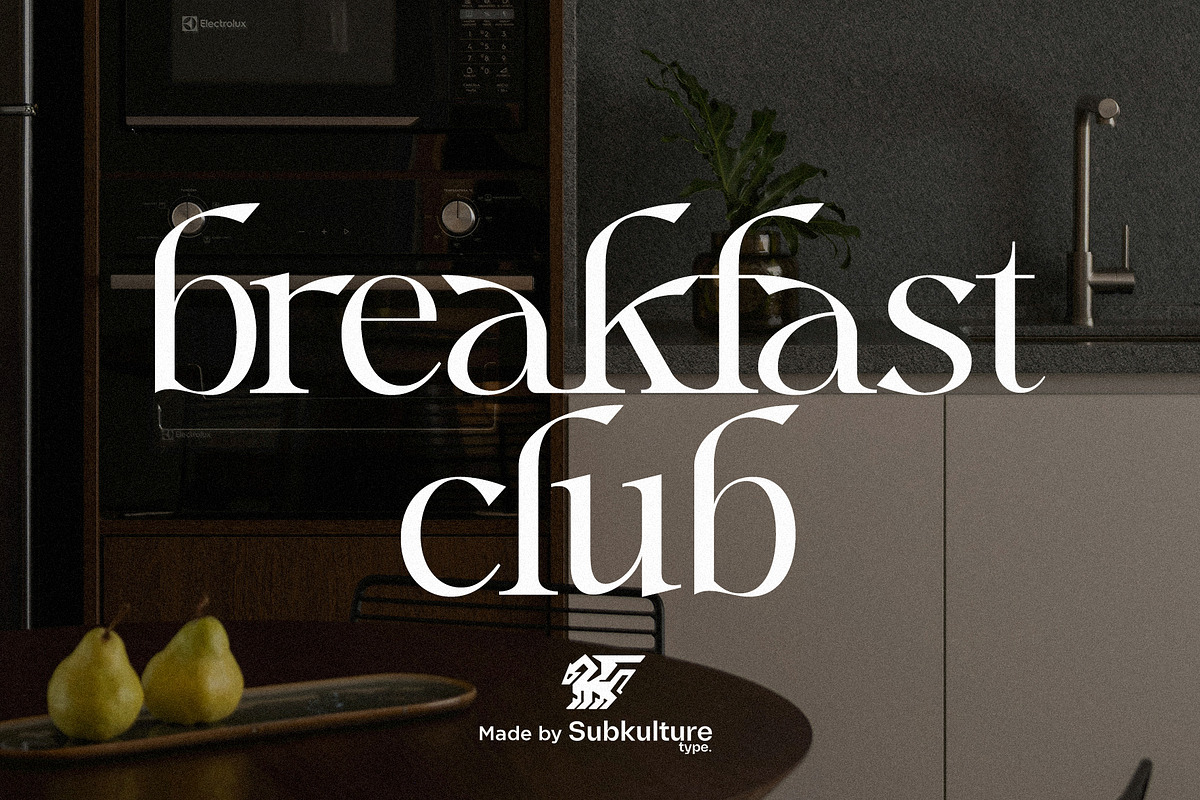 Breakfast Club - Duo Font, a Serif Font by subkulturetype (Photo 1 of 12)