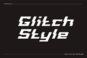 Glitch Style Font, a Sans Serif Font by JNJ Studio (Thumbnail 1 of 10)
