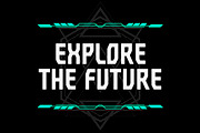 Exton - Futuristic Font, a Font by Typefactoryco (Thumbnail 5 of 7)