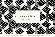 Geometric Seamless Pattern Set, a Pattern Graphic by Curly_Pat (Thumbnail 1 of 7)
