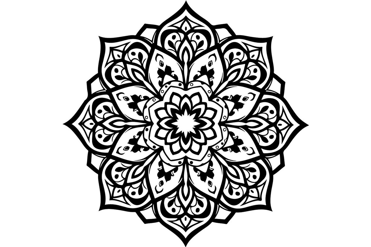Floral Mandala Bundle, a Decorative Illustration by Designer_Momina (Photo 6 of 20)