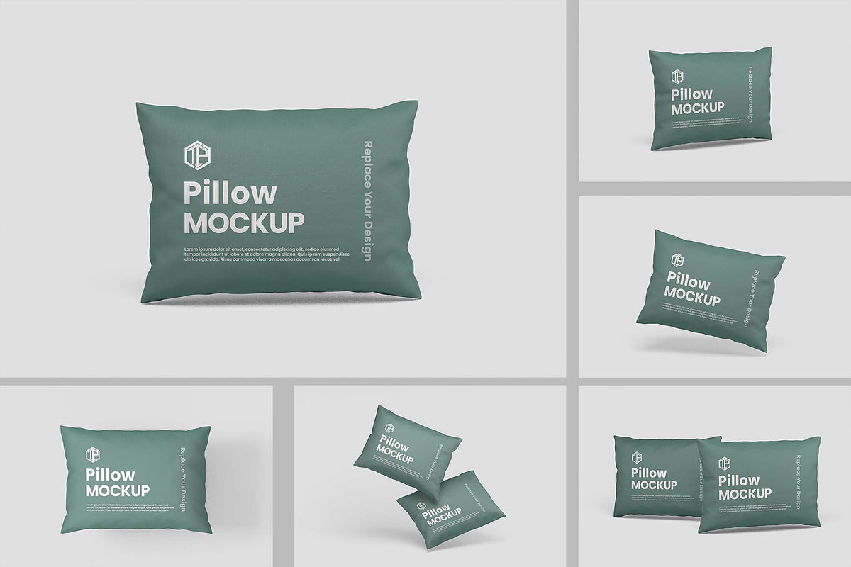 Rectangular Pillow Mockup, a Packaging Mockup by tiyasprabawa (Photo 1 of 11)