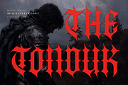Tonduk | Blackletter Font, a Blackletter Font by Denustudios (Thumbnail 1 of 12)