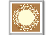 Decorative frame Elegant vector, an Object Graphic by RODINA (Thumbnail 3 of 3)