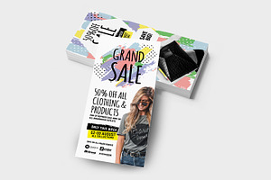 Grand Sale DL Rack Card Template