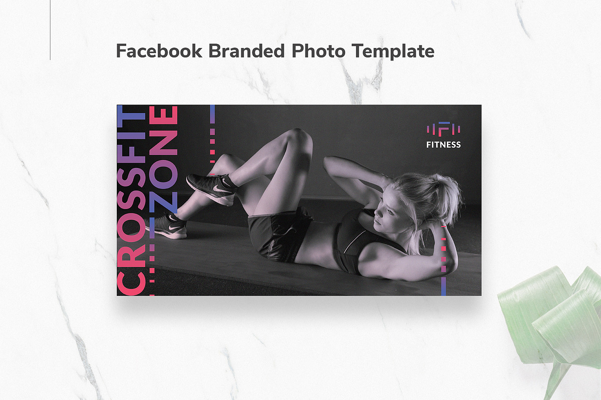 Fitness Studio Facebook Materials, a Social Media Template by TemplatesNow! (Photo 5 of 7)