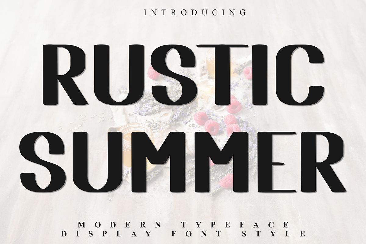 Rustic Summer, a Script Font by InermediaSTUDIO (Photo 1 of 8)