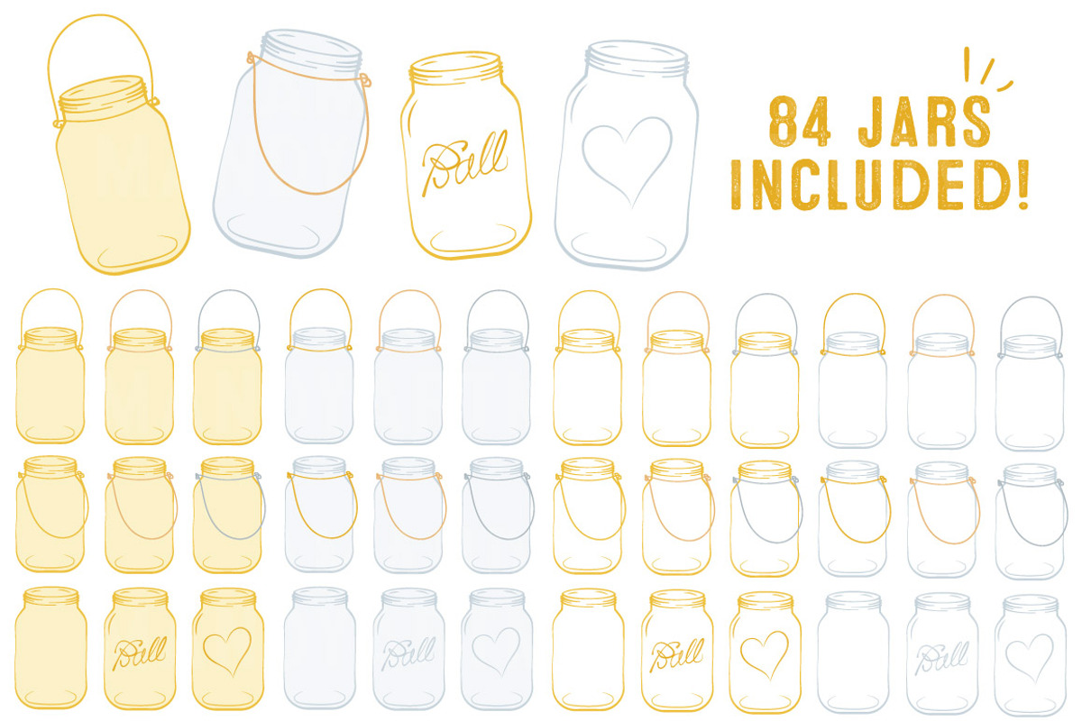 Sunshine Jar Vectors & Clipart, an Illustration by Amanda Ilkov (Photo 4 of 4)