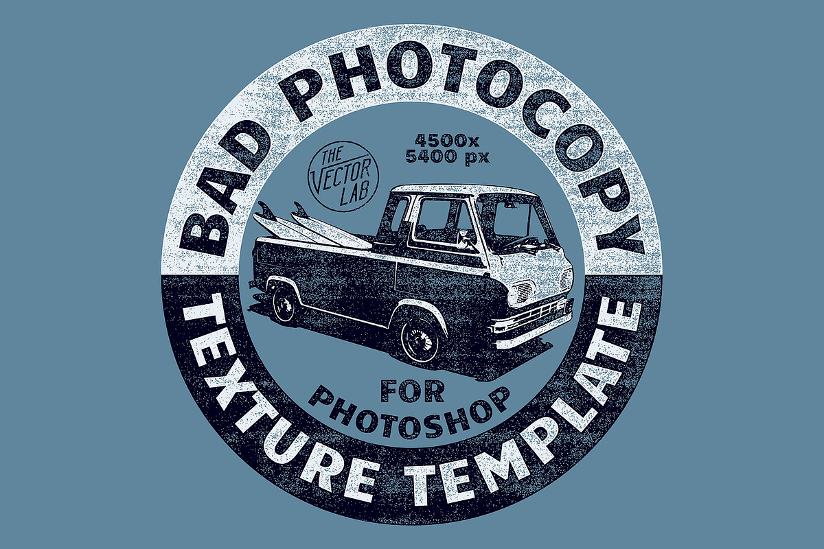 Bad PhotoCopy Texture Template, a Brushes & More by TheVectorLab (Photo 8 of 9)