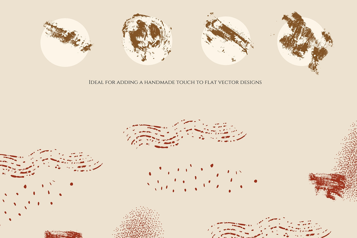 35 Illustrator Texture Toolkit, a Brush Add-On by Jenteva Art (Photo 4 of 14)