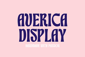 Averica Display Font