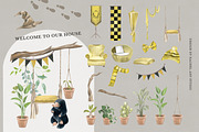 Wizarding Yellow House in Christmas, an Illustration by Rachel Art Studio (Thumbnail 3 of 10)