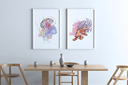 Underwater World in Watercolour, an Animal Illustration by Busy May Studio (Thumbnail 5 of 11)