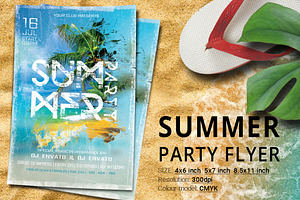 Summer Party Flyer Poster