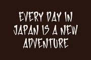 Kooshi Font Decorative Comic Japan, a Sans Serif Font by Maulana Creative (Thumbnail 2 of 7)