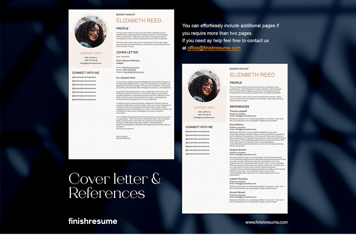 Budget analyst resume template, a Resume Template by FinishResume (Photo 4 of 11)