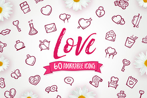 Valientine's Day - Hand Drawn Icons