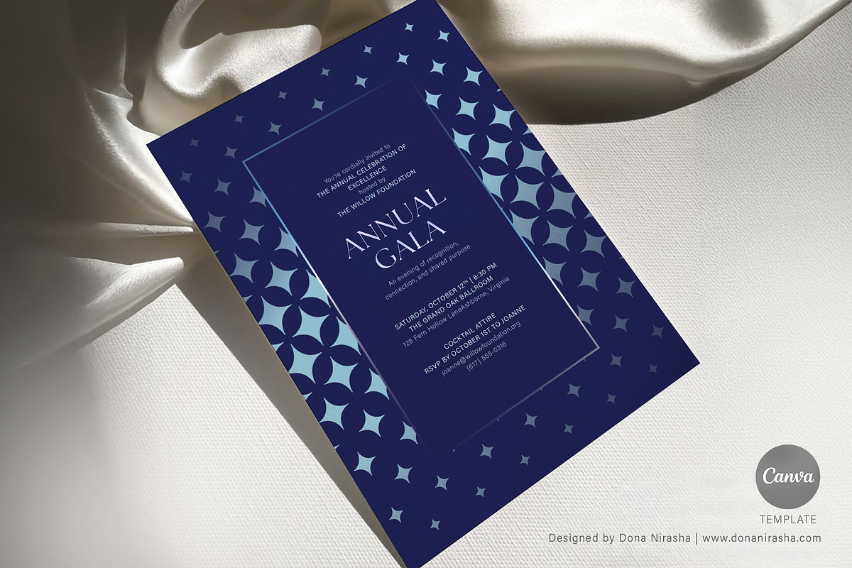 Gala Invite Canva Temp - 35, a Marketing Template by BloomToLife By Dona (Photo 3 of 6)