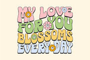 MAGIC FLOWER - GROOVY FONT, a Serif Font by Keithzo (Thumbnail 6 of 9)