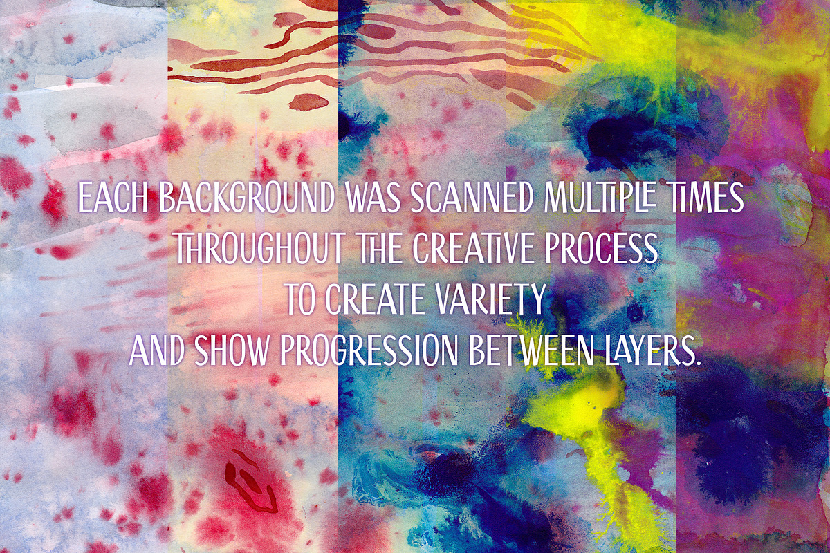 Experimental Watercolor Backgrounds, a Texture Graphic by Maya's Art Adventures (Photo 4 of 11)