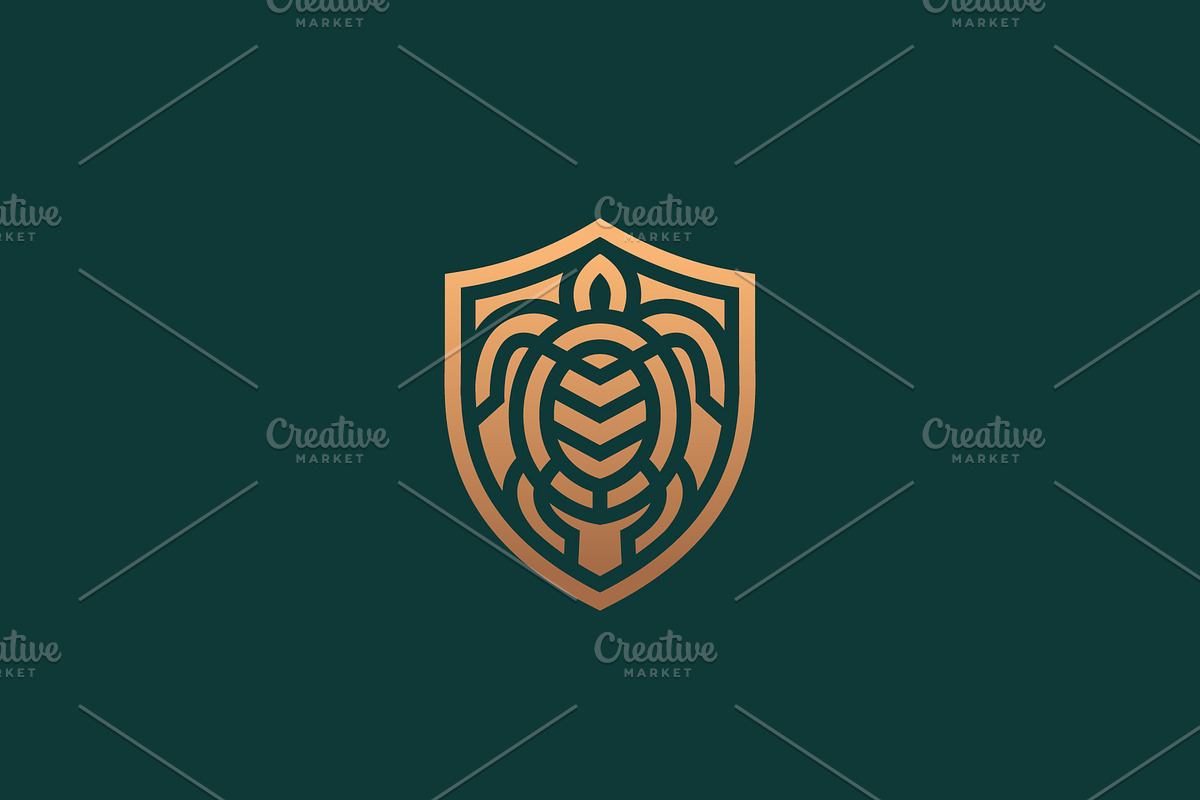 Turtle logo design., a Branding & Logo Template by lettett