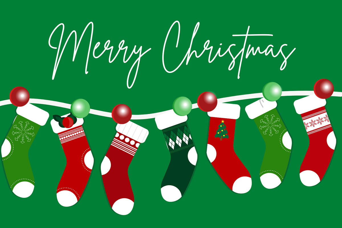 Christmas Stocking, a Decorative Illustration by Raafeya's Crafts (Photo 2 of 3)