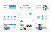 Modern Business Agenda PowerPoint, a Presentation Template by Loin Studio (Thumbnail 3 of 4)
