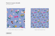 Naive Matte Gouache Floral Pattern, a Pattern Graphic by likorbut (Thumbnail 4 of 14)
