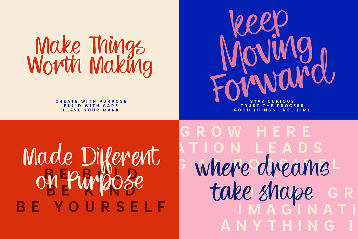 Emotional Motion - Handwritten Font, a Script Font by VP Fonts (Photo 17 of 24)