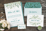 Romantic garden. Watercolor cliparts, an Illustration by Anastasia Koba (Thumbnail 7 of 11)