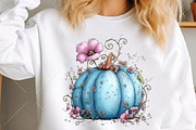 Whimsical Fall Pastel Pumpkin PNG, a Seasonal Illustration by Canvas Craft (Thumbnail 5 of 10)