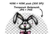 whimsical floral animal clipart PNG, an Illustration by one-touch (Thumbnail 9 of 18)