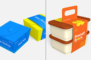 Takeaway Food Box Mockup Pack, a Packaging Mockup by graphypix (Thumbnail 6 of 15)