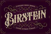 Birstein, a Font by ilhamtaro (Thumbnail 1 of 10)