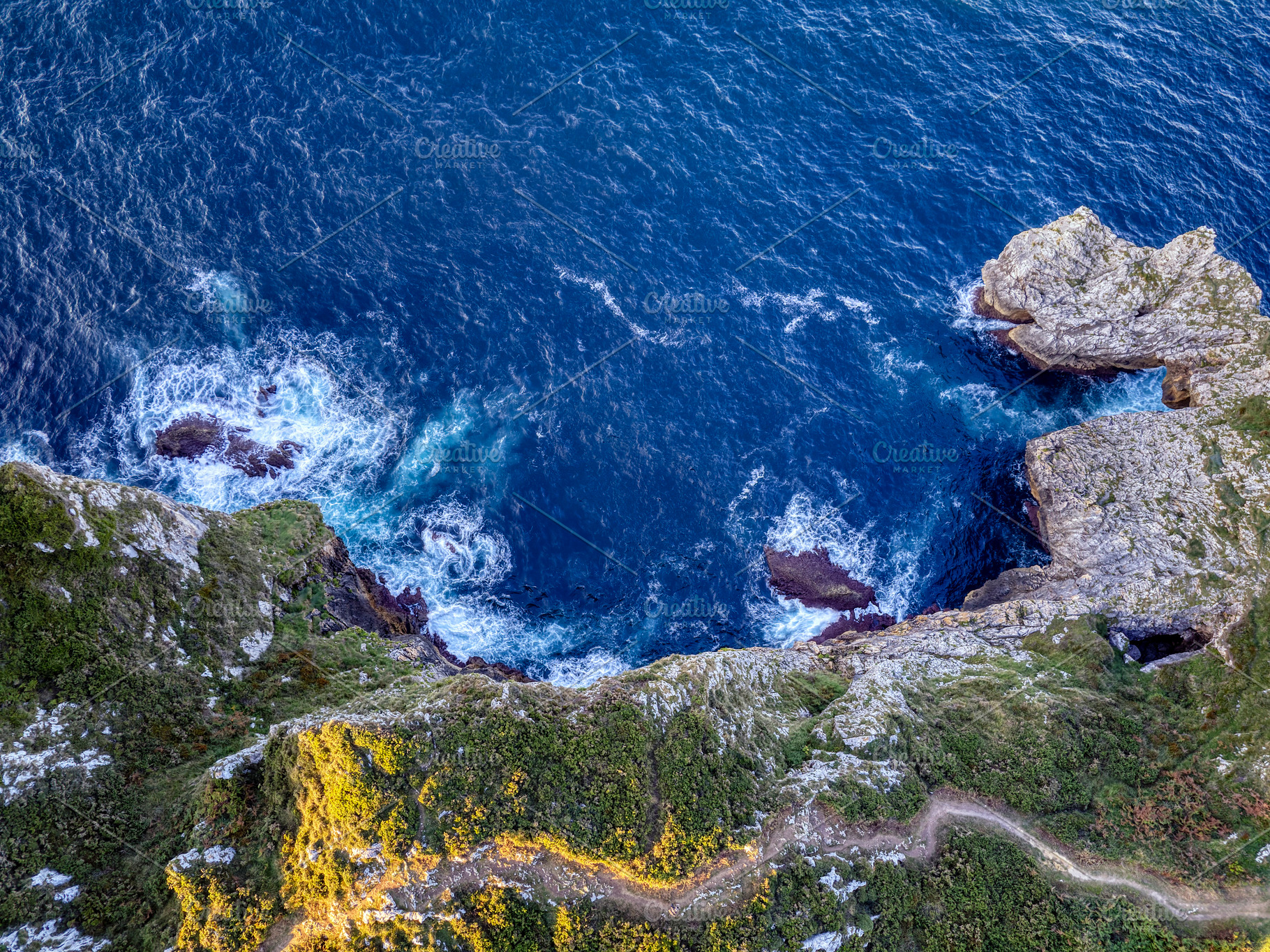 Cliffs of Hell in Ribadesella, Asturias Spain, a Nature Photo by CreativePhotoSpain