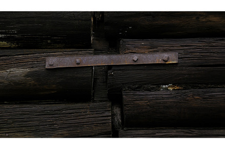 Close up view of old wooden wall of, an Architecture Photo by Media Whale Stock