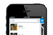 -%60 iPhone App Template. Blue., an App Template by UI Store (Thumbnail 4 of 5)