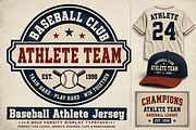 Baseball Athlete Jersey, a Slab Serif Font by Wow Magic (Thumbnail 5 of 5)