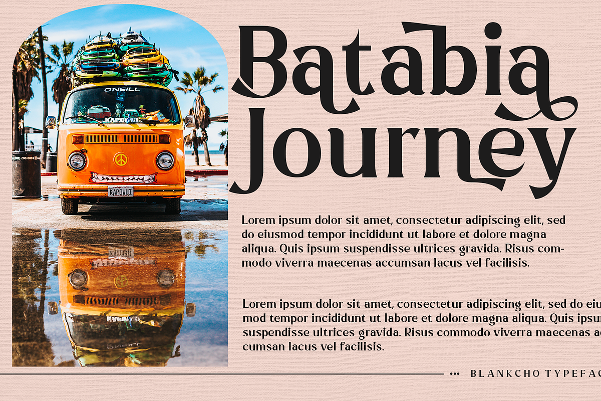 Blankcho |Bold Serif, a Serif Font by LuhopCreative (Photo 4 of 8)