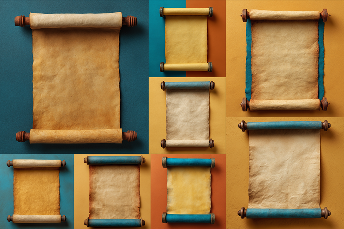 Parchment Scroll, a Texture Illustration by Picturesque Stories (Photo 2 of 5)