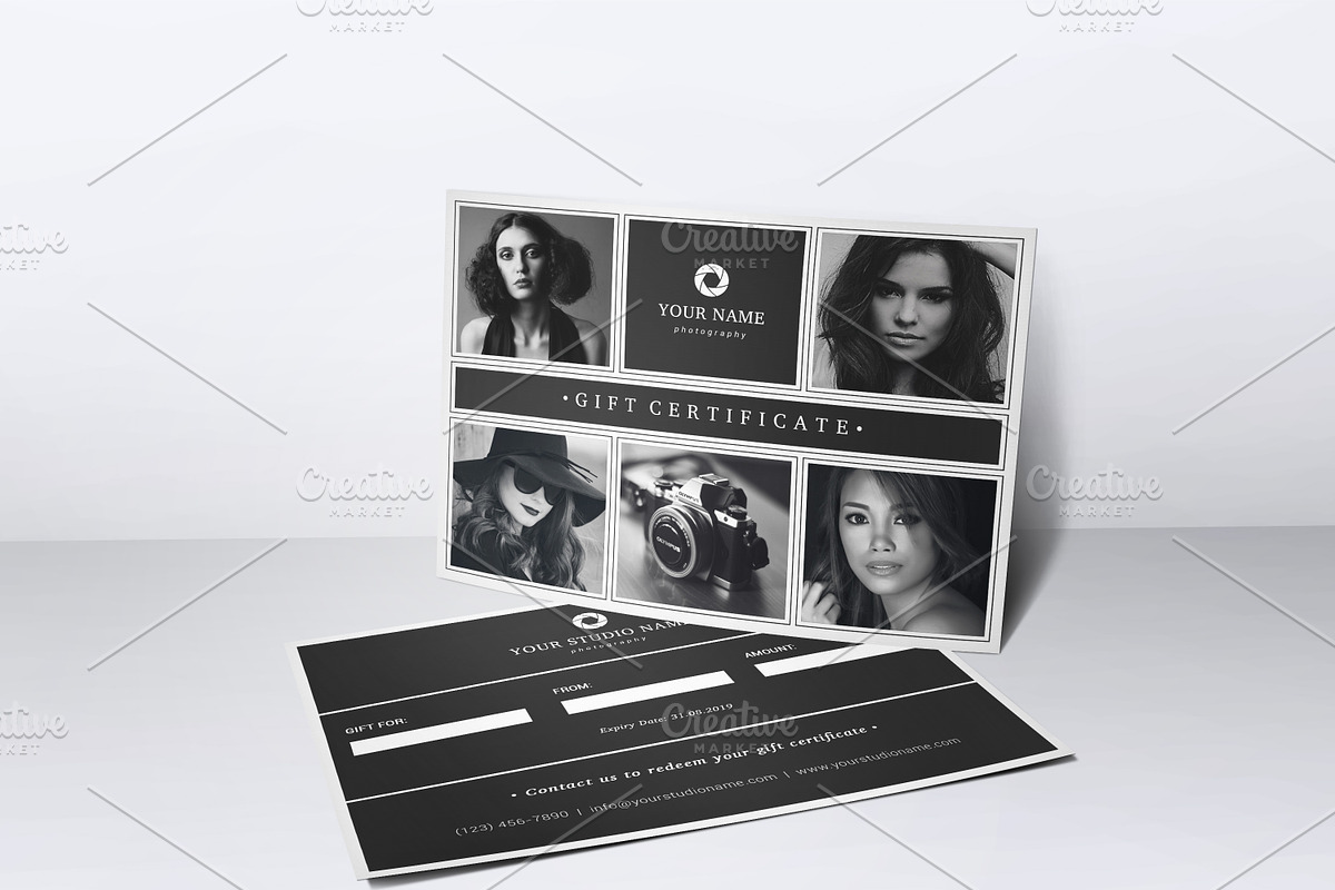 Photography Gift Certificate Templat, a Marketing Template by NM-Design-Studio (Photo 2 of 4)