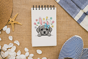 Easter Bunny Dog PNG Clipart., an Animal Illustration by KennedyStudio (Thumbnail 4 of 5)
