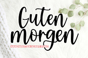 Guten Morgen, a Script Font by Natural Ink Studio (Thumbnail 1 of 7)