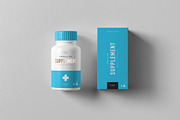 Supplement Jar & Box Mock-up 9, a Cups & Container Mockup by Yogurt86 (Thumbnail 10 of 12)