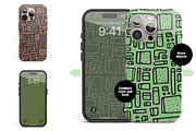 iPhone 16 pro Tough Case Mock-up, an iPhone Mockup by Colatudo Store (Thumbnail 6 of 9)