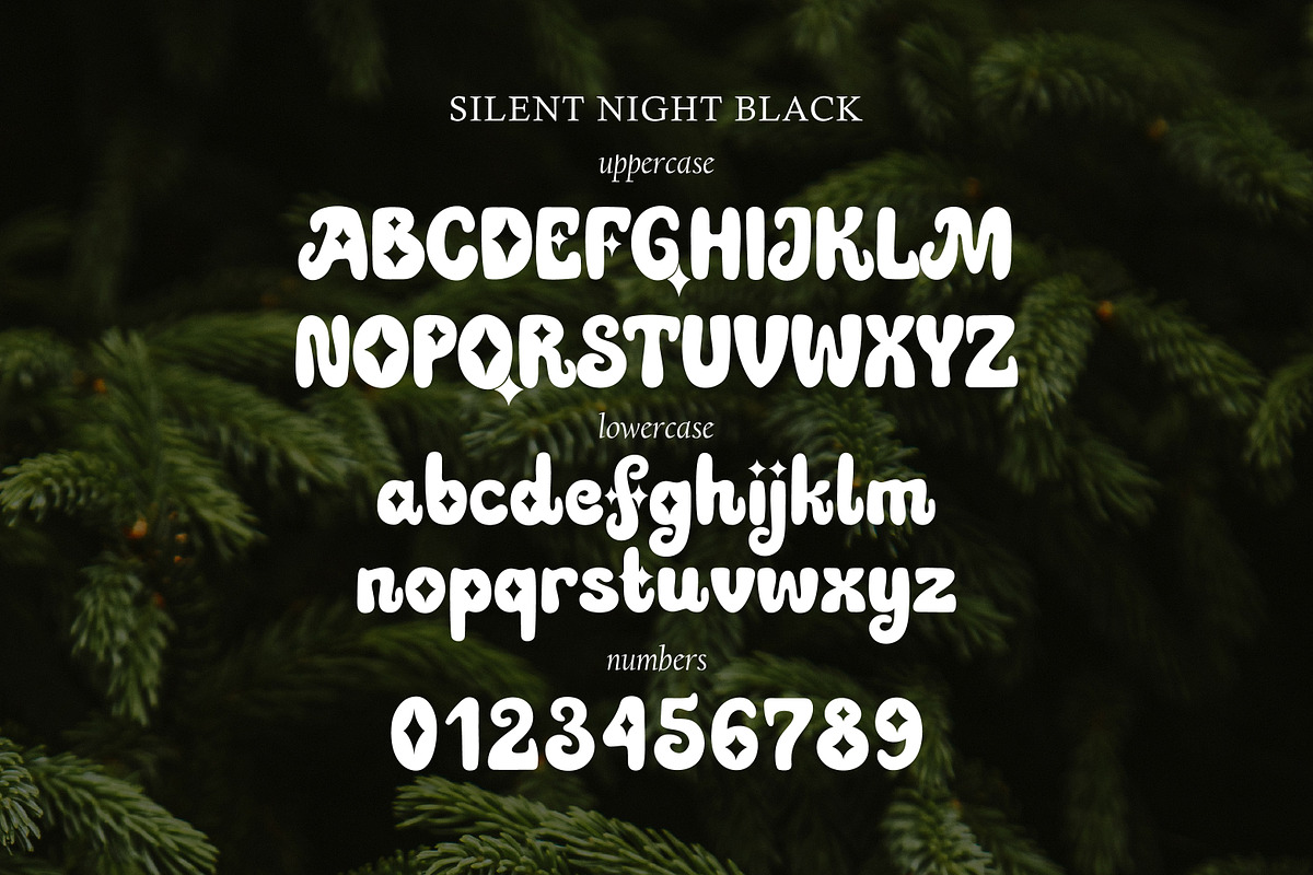 Silent Night Christmas Font Family, a Handwritten Font by Struvictory.art (Photo 4 of 10)